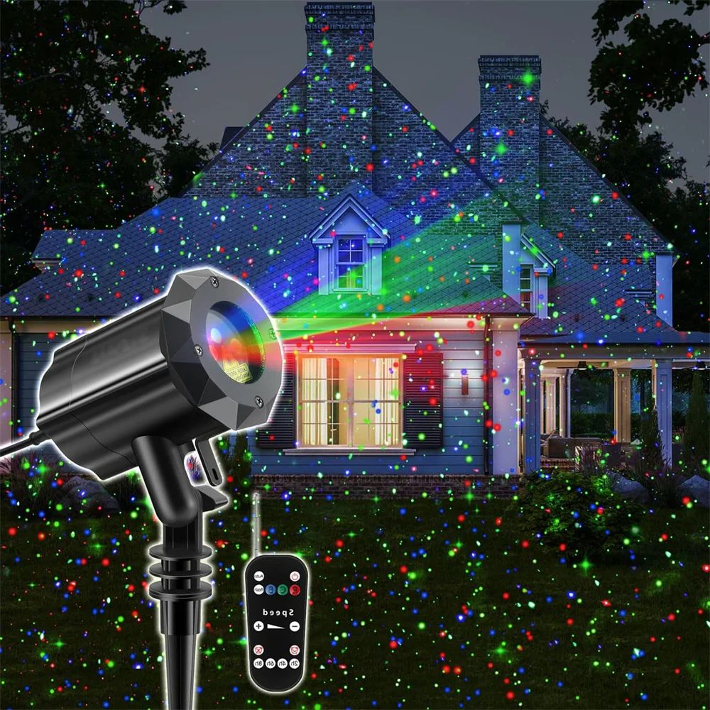 Outdoor Lighting Uk - Świąteczny projektor laserowy Światła Outdoor Motion