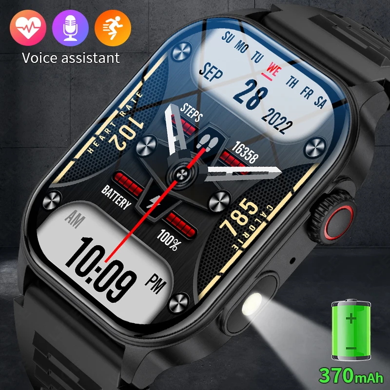 Outdoor Lighting Track - LIGE 2026 Zewnętrzny Smartwatch Męski Połączenia