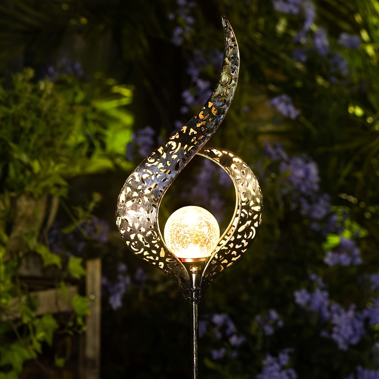 Outdoor Lighting Pathway - Zewnętrzna, solarna lampa w kształcie statuetki