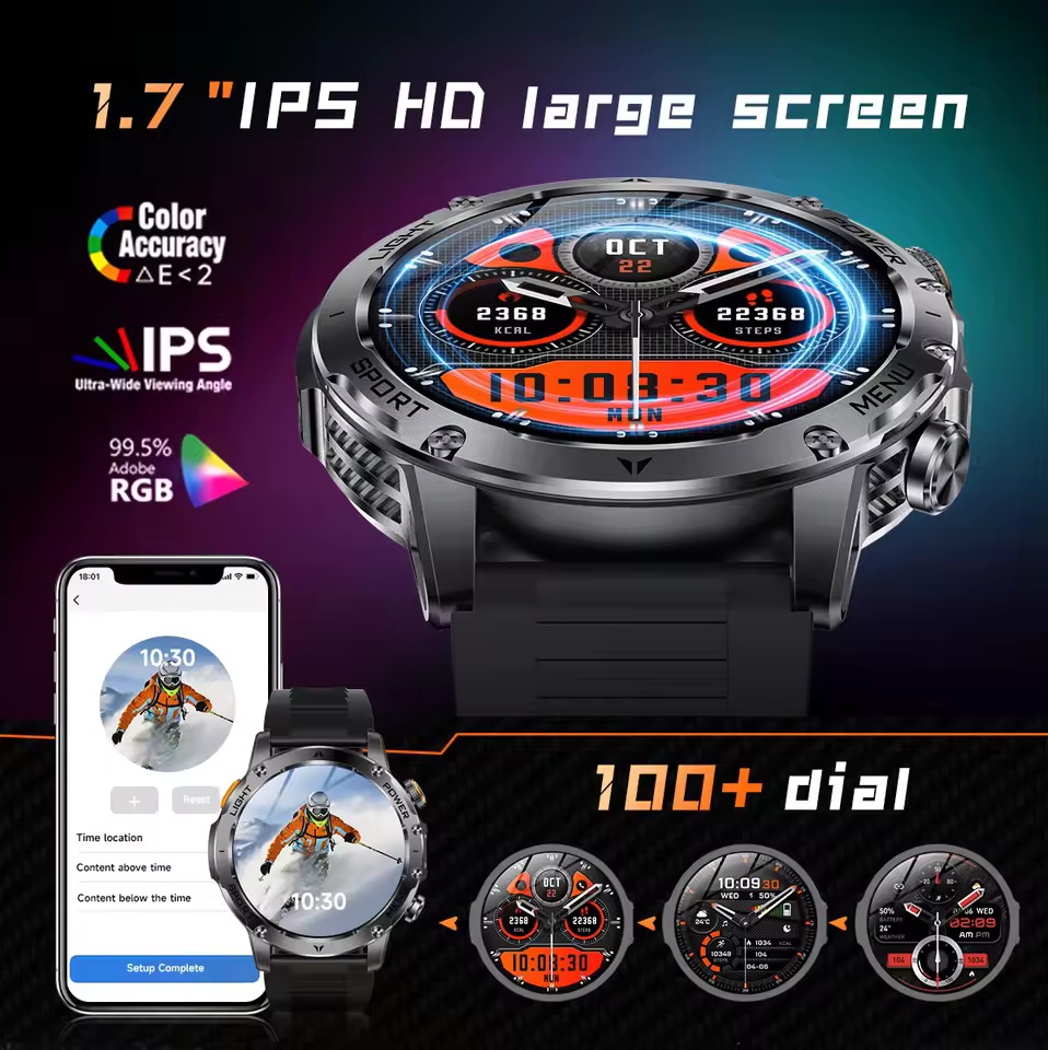 Nowy męski smartwatch sportowy – Outdoor Lighting Wireless recenzja i cena