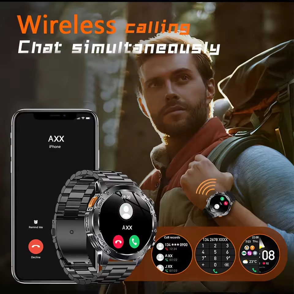 Nowy męski smartwatch sportowy – Outdoor Lighting Wireless recenzja i cena