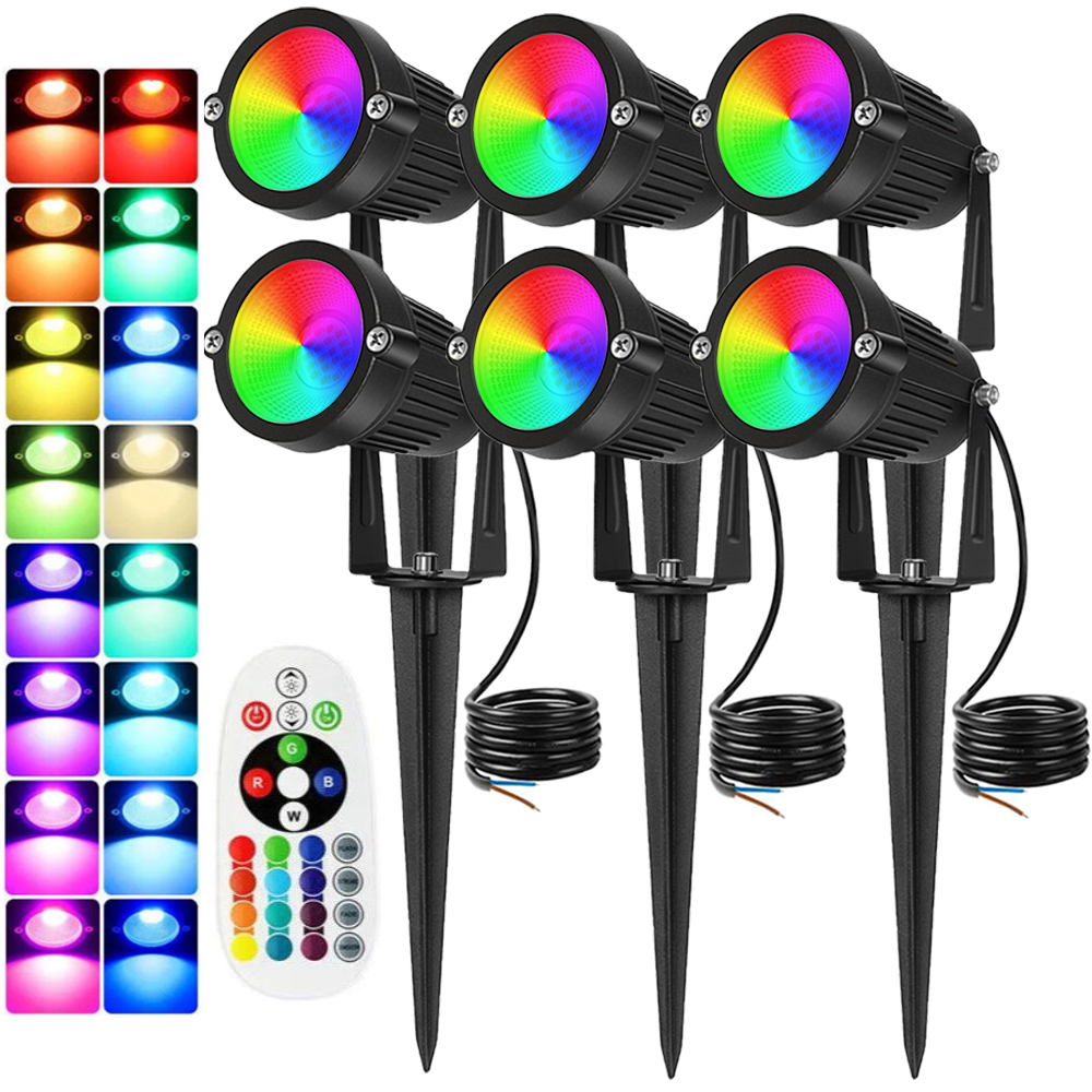 Oświetlenie krajobrazowe RGBW  – Outdoor Lighting Waterproof recenzja i cena