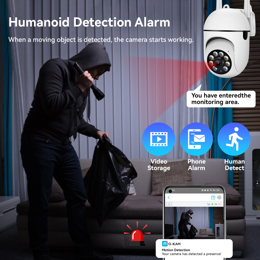 Kamera IP CCTV 8MP 2.4G WiFi z – Outdoor Lighting Track recenzja i cena