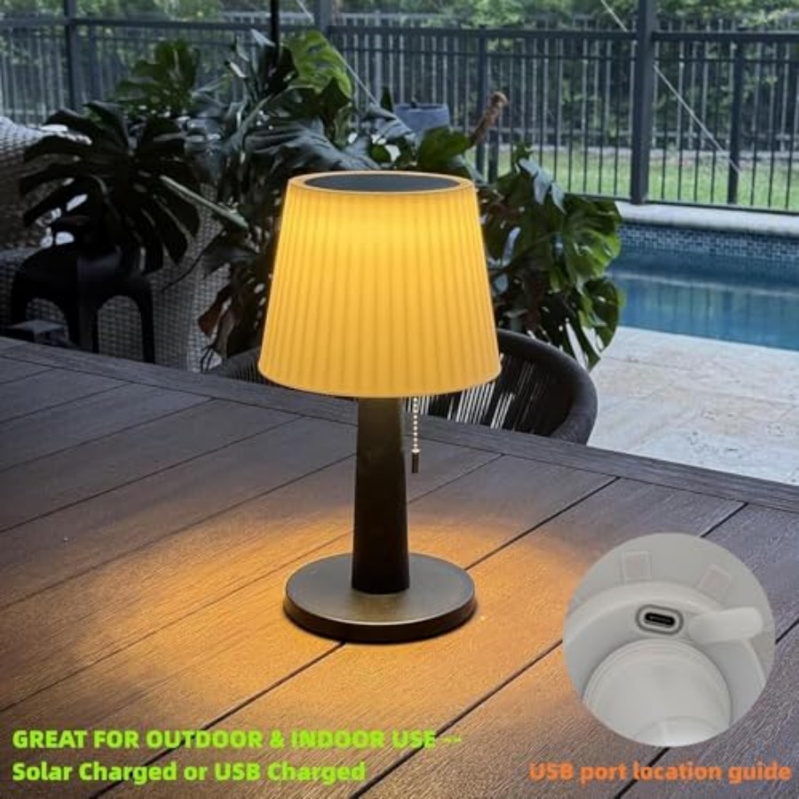 Solarna lampa stołowa do użytk – Outdoor Lighting Waterproof recenzja i cena