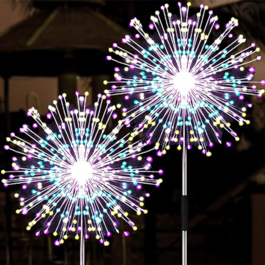 Solarne lampki fajerwerki, try – Outdoor Lighting Pathway recenzja i cena